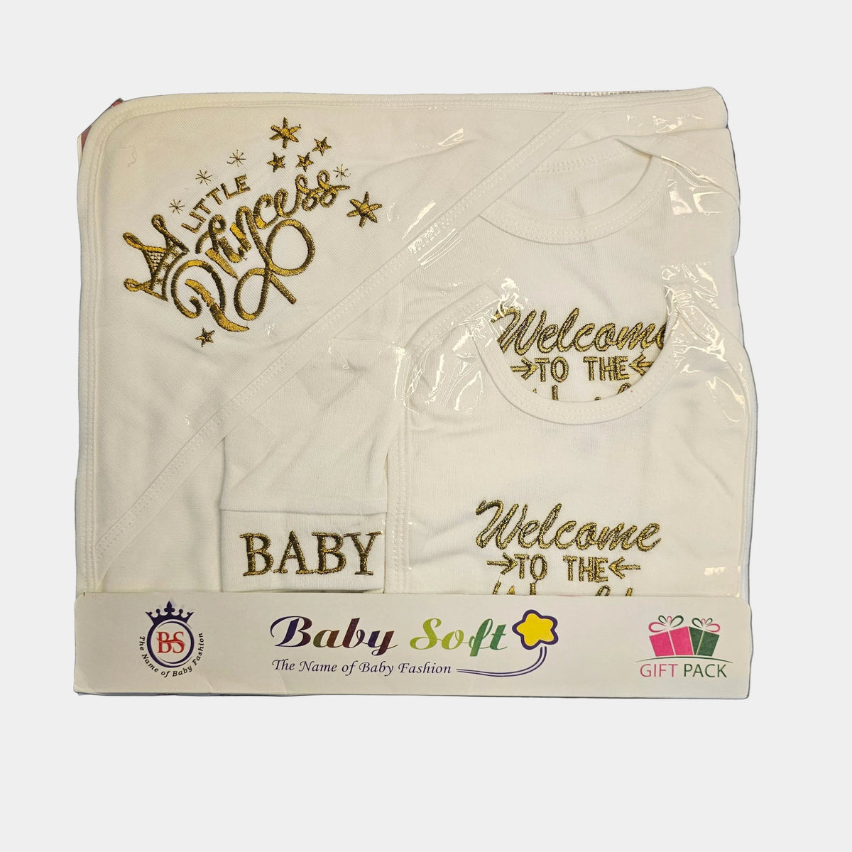 Welcome to the World Baby Dress Set – Newborn Baby Clothes