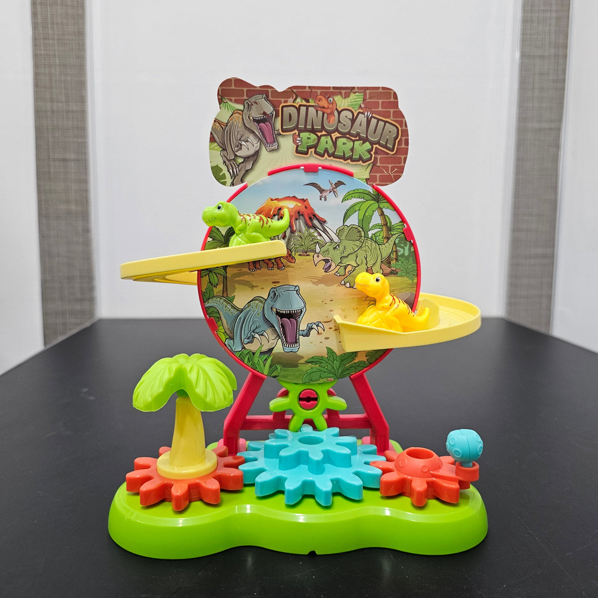 Dinosaur Park Slide Track Activity Toy | Fun Adventure Playset for Kids