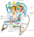 Baby Rocker – Infant to Toddler with Fold-Out Kickstand (0M+, 40 lbs / 18 kg)