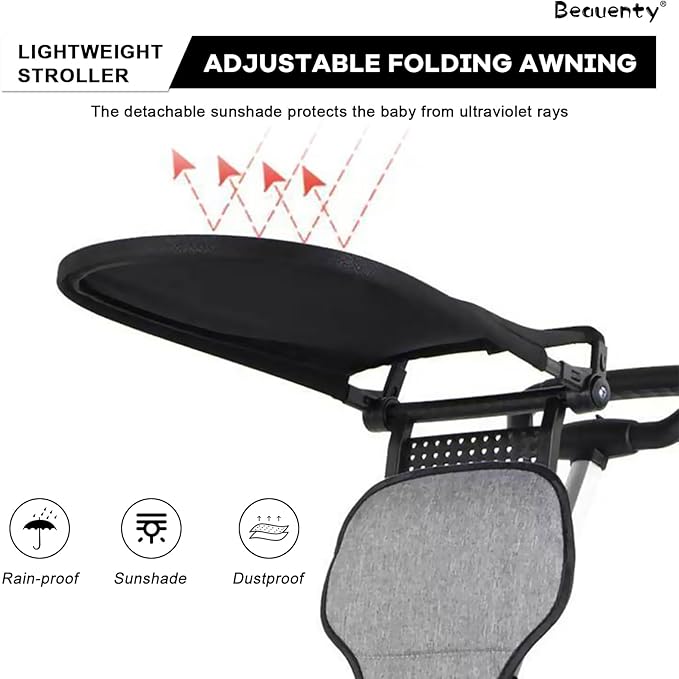 Two-Way Push Compact Baby Stroller – Lightweight & Anti-Rollover Design