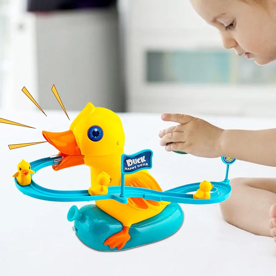 Duck Electric Track Slide Toy – Educational Fun Track Game for Kids