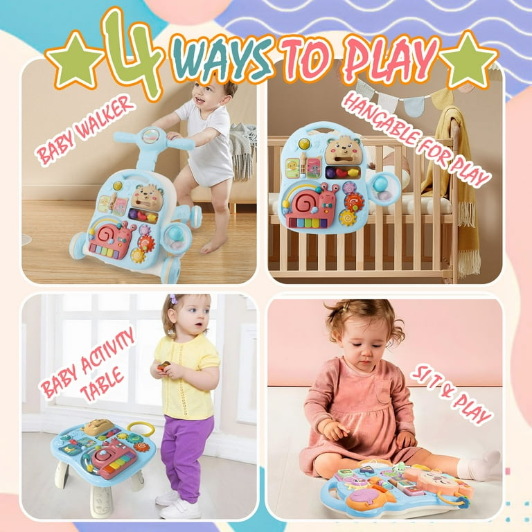 3-in-1 Baby Activity Walker with Music & Lights