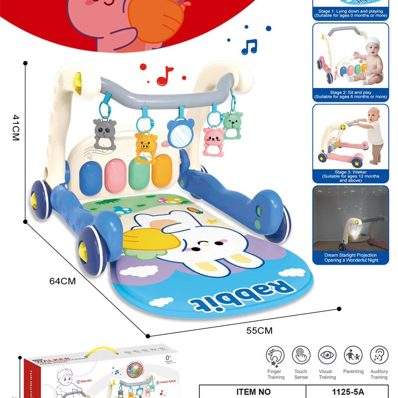 2 in 1 Walker Pedal Piano – Best for 0m+ Early Learning