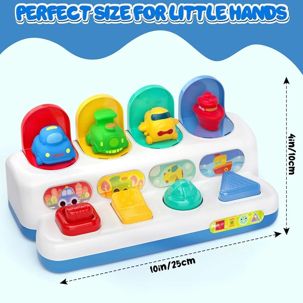 Pop-Up Vehicles – Early Education Toy for Happy Learning & Imaginative Play