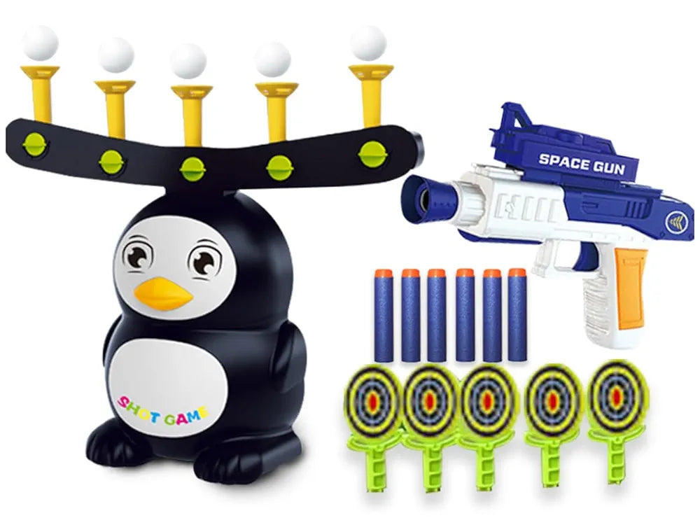 Penguin Shoot Game | 2-in-1 Activity Toy for Kids