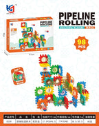 Pipeline Rolling Ball Building Blocks – 98 Pcs DIY Creative Set