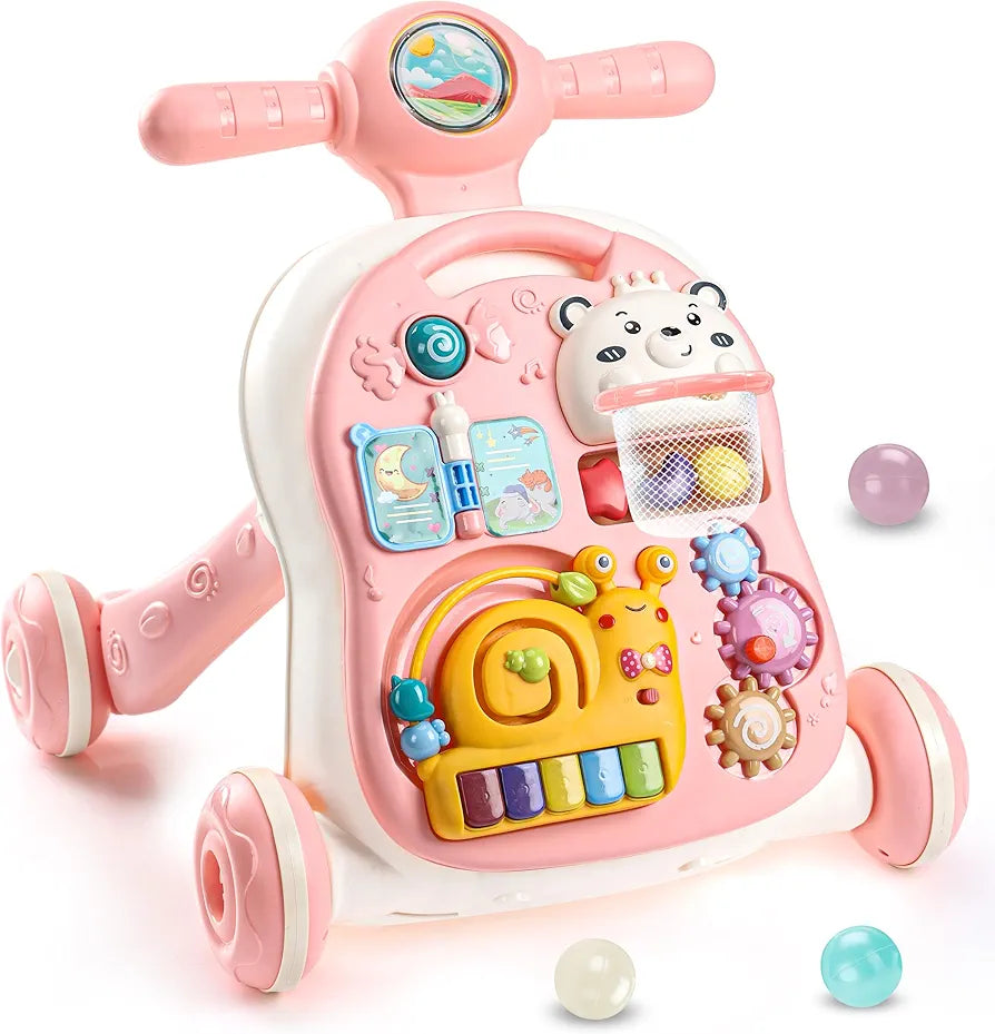 3-in-1 Baby Activity Walker with Music & Lights