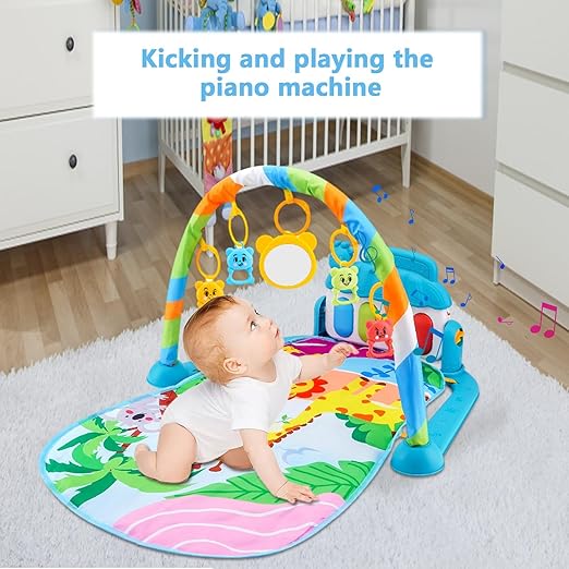 Happier 3 in 1 Piano Fitness Rack Play Gym for Babies