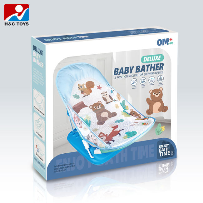 Deluxe Baby Bather 0m+ – Enjoy Safe & Comfortable Bath Time