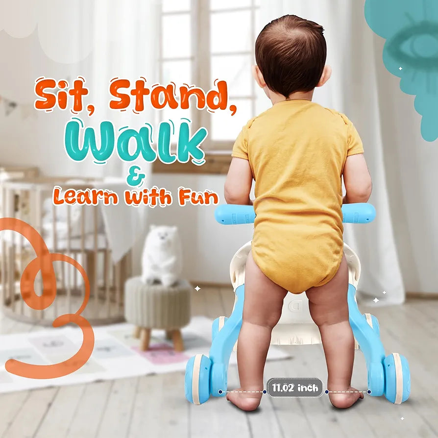 3-in-1 Baby Activity Walker with Music & Lights