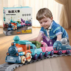 Rail Train Toy Set – Musical Educational Train with Lights