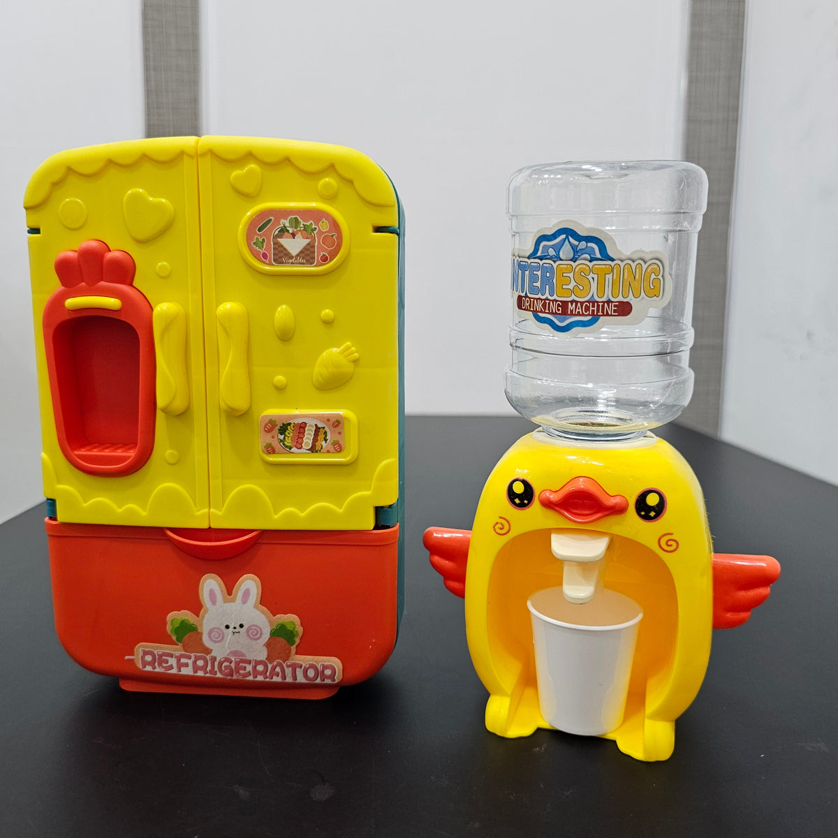 Duck Shape Water Dispenser with Mini Refrigerator