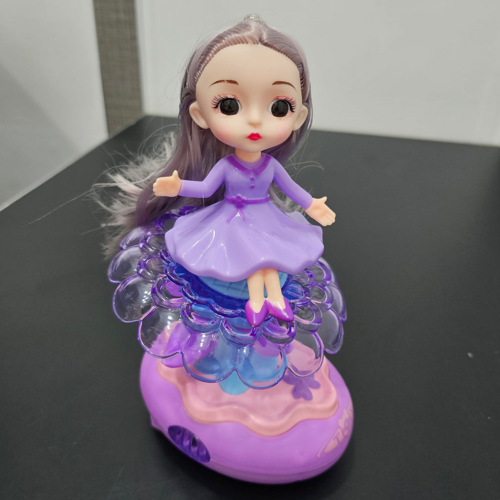 Rotating Petal Doll with Lighting & Music