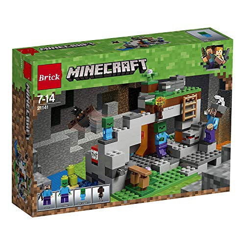 My World Zombie Cave Building Set – 253+ Pcs Brick Activity Toy (Ages 6+)