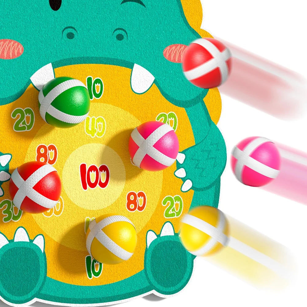 Dinosaur Dart Board Game Set for Kids