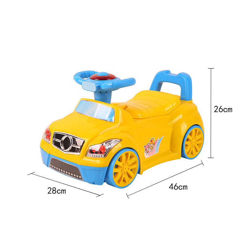 2-in-1 Push Car Shape Baby Potty Trainer