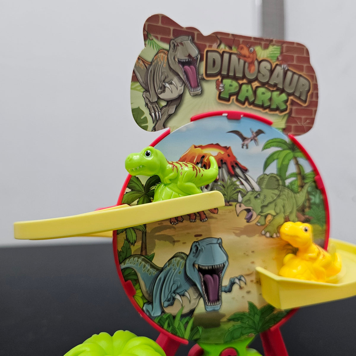 Dinosaur Park Slide Track Activity Toy | Fun Adventure Playset for Kids