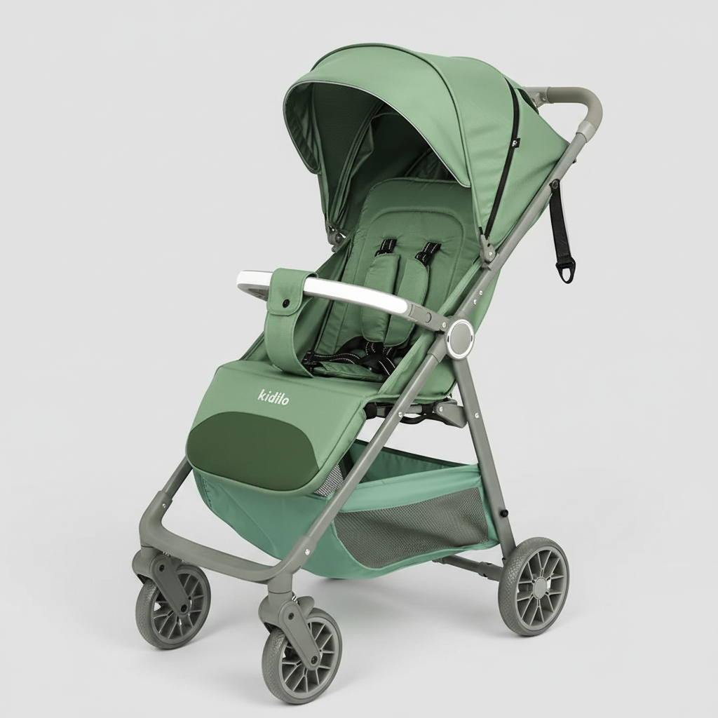 Kidilo C6 Comfort Baby Stroller – Safe, Foldable & Smooth Ride