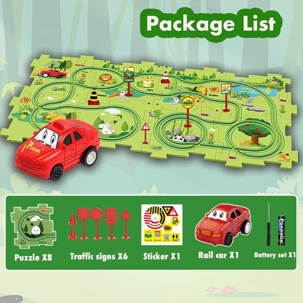 Rail Puzzle Car Track Game | Fun Activity Toy for Kids