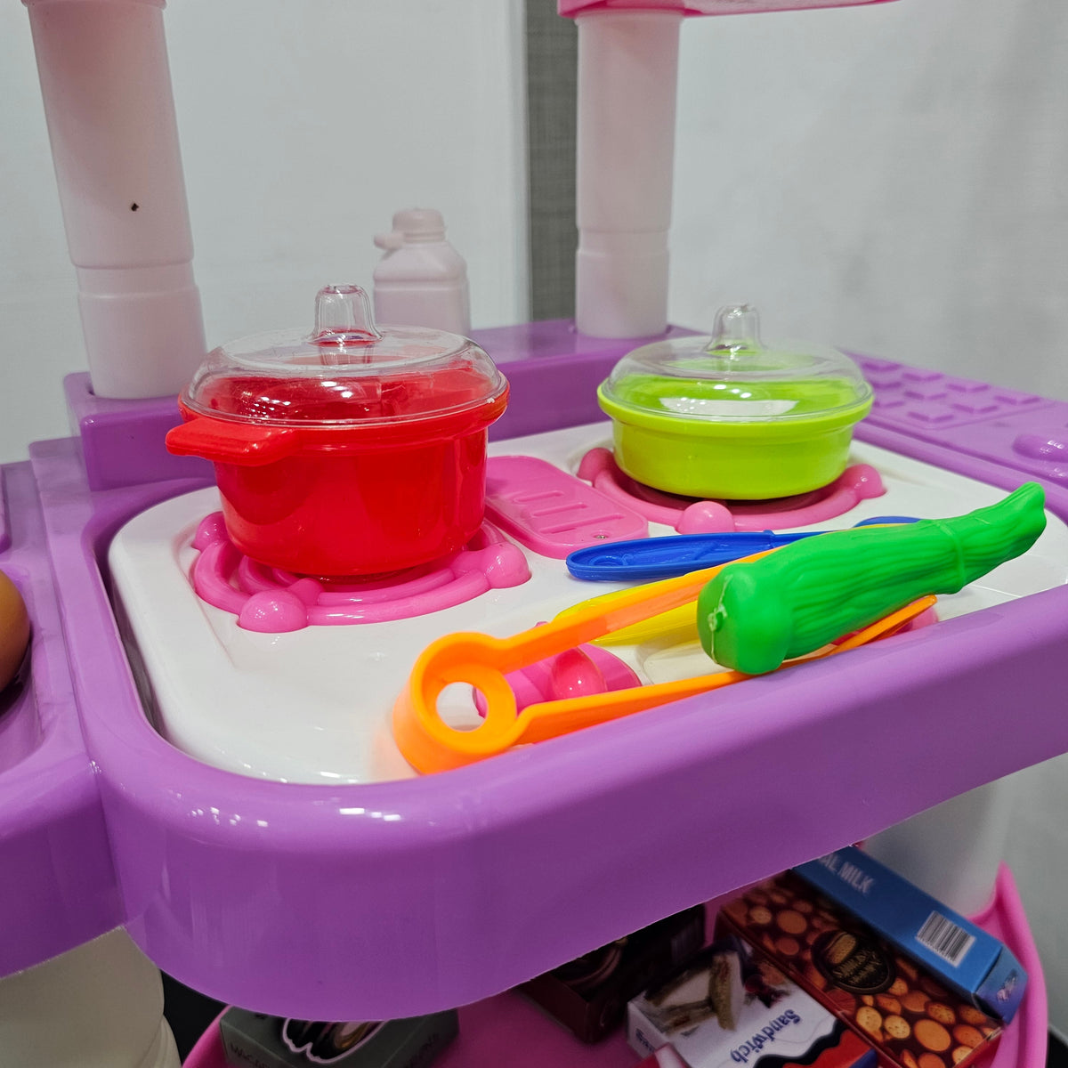 Kitchen Deluxe 44 Products – Pretend Play Cooking Set for Kids
