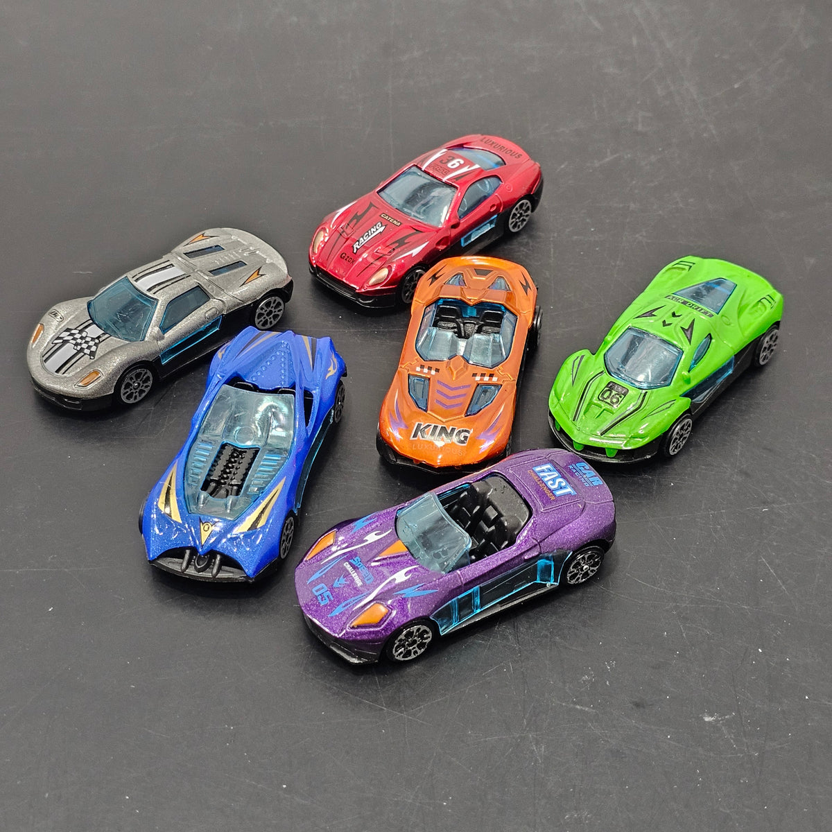 Legendary Alloy Car Model Set – Pack of 6 Premium Cars for Kids