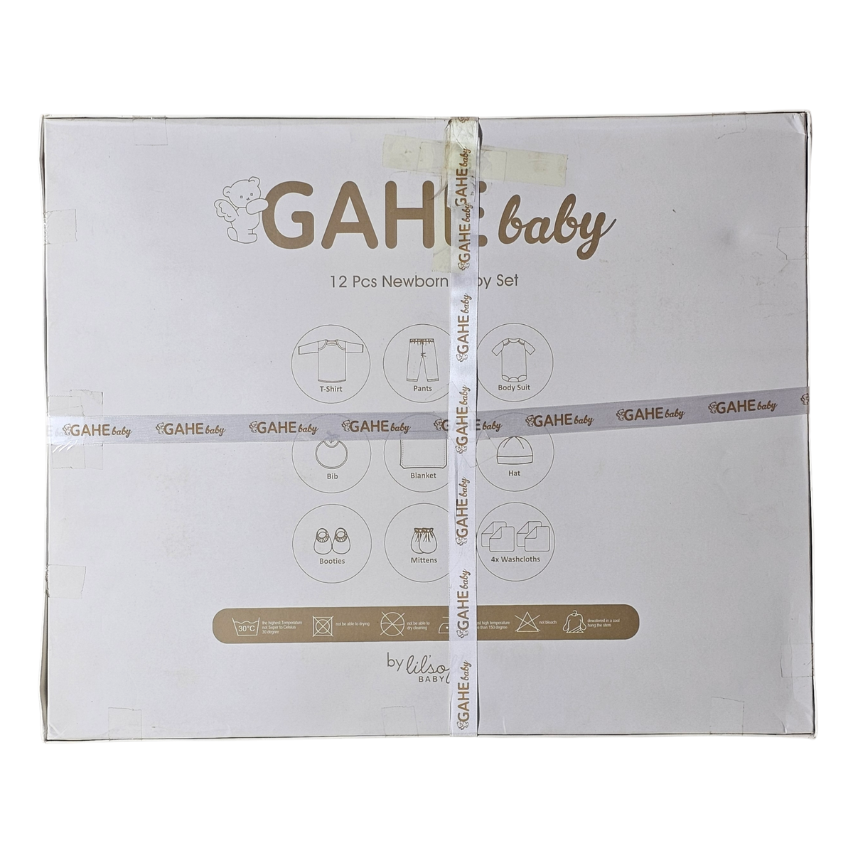 Gahe Baby 12 Pcs Newborn Baby Set – Complete Clothing & Care Essentials