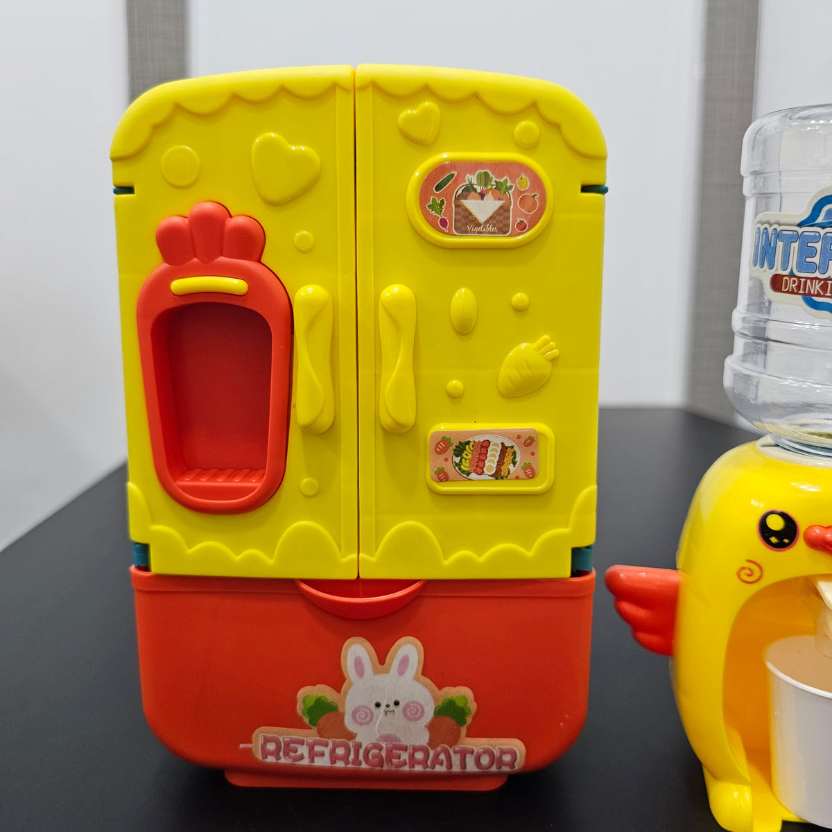 Duck Shape Water Dispenser with Mini Refrigerator