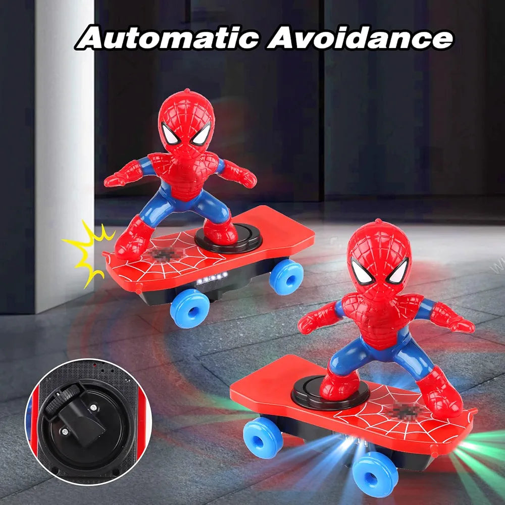 R.C. Spider-Man Scooter | Music, Lighting & 360° Rotation