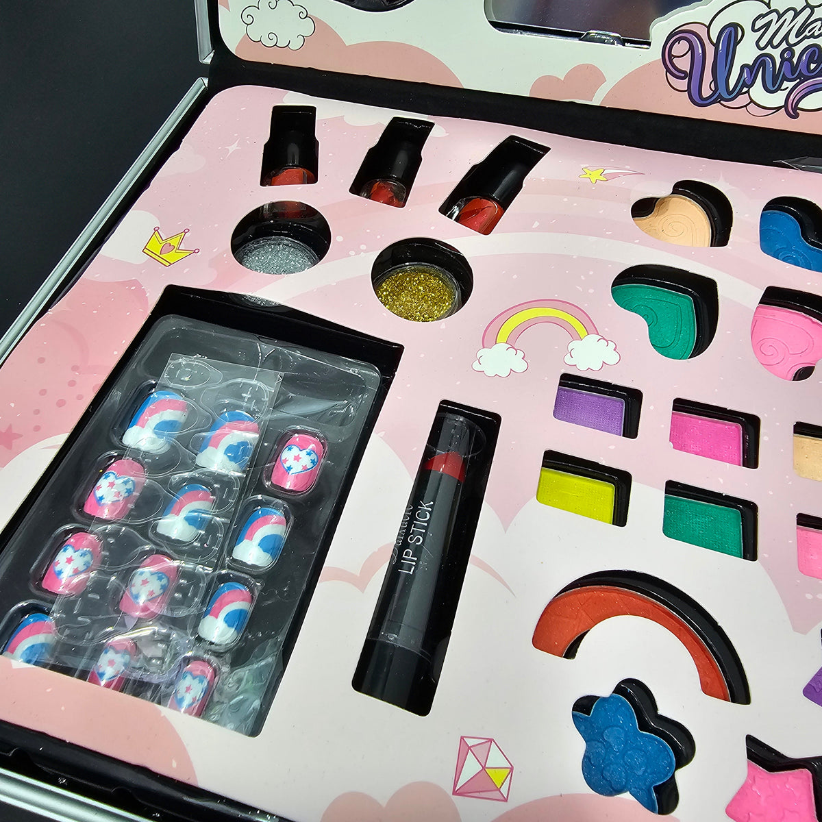 Unicorn Makeup Suitcase – Magical Beauty Set for Kids
