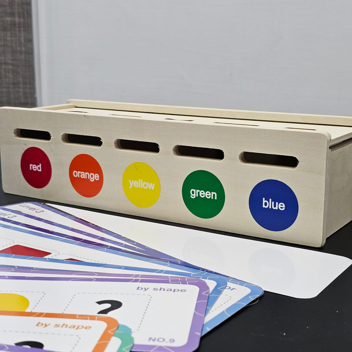 Wooden Sorting Box – Shape & Color Learning Toy for Toddlers