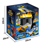 City Action Helmet Transformer – 2x Die-Cast Cars with Light & Sound | Face-Changing Rider Set