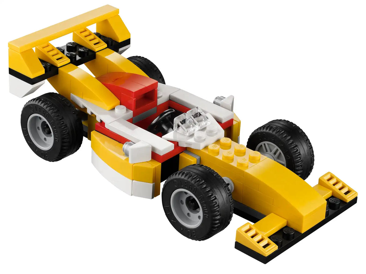 Architect Bricks Toy Set – Super Racer 3-in-1 Building Kit (121+ Pcs)