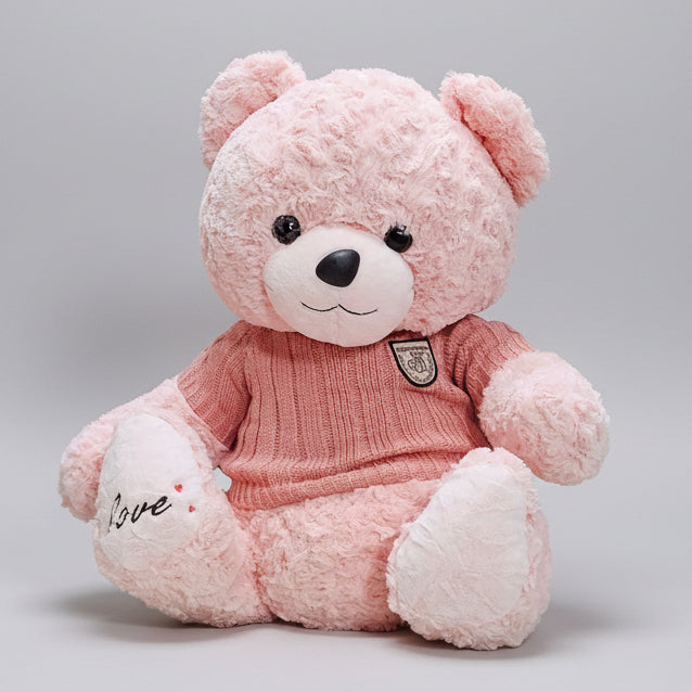 Sweater Bear – 50cm Pink Colour Soft Plush Toy