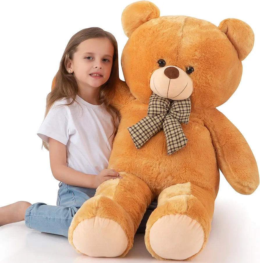 Light Brown Teddy Bear – 5 Feet Soft Plush Toy