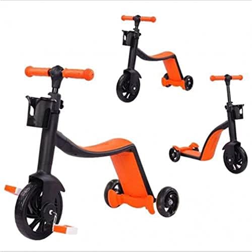 3-in-1 Kids Scooter, Tricycle & Push Car