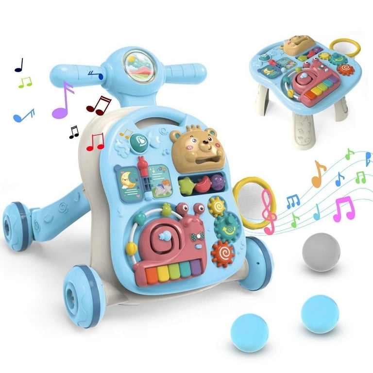 3-in-1 Baby Activity Walker with Music & Lights
