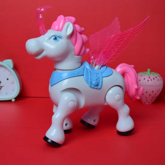 Pega Source Horse Toy | Swinging Wings & Bouncing Pony Action