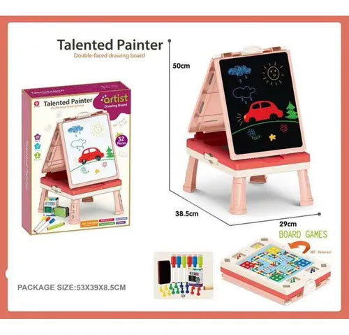 31 Pcs Talented Painter Double-Faced Drawing Board – Creative Art Toy for Kids