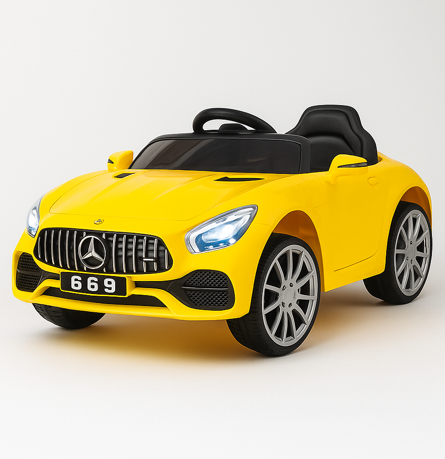 Mercedes Power Wheel Electric Car for Kids – Luxury Ride-On with Music, Lights & Remote Control