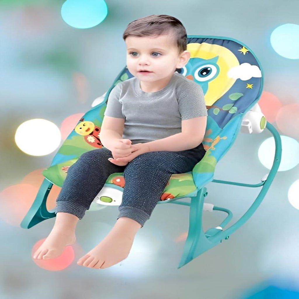 Baby Rocker – Infant to Toddler with Fold-Out Kickstand (0M+, 40 lbs / 18 kg)
