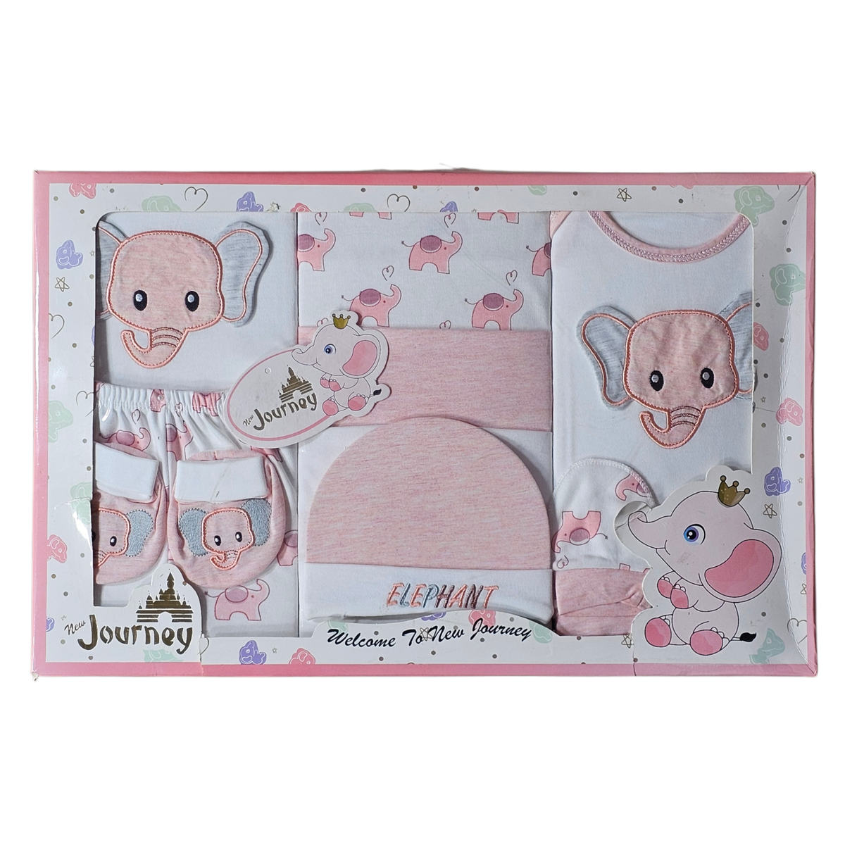 Welcome to New Journey Newborn Gift Set – 10 Pcs Baby Essentials
