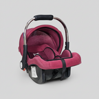 Baby Carry Cot with Soft Mattress – Steel Handle, Canopy & Safety Belt