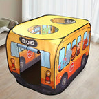 Bus Shape Kids Tent – Foldable Playhouse for Fun & Travel