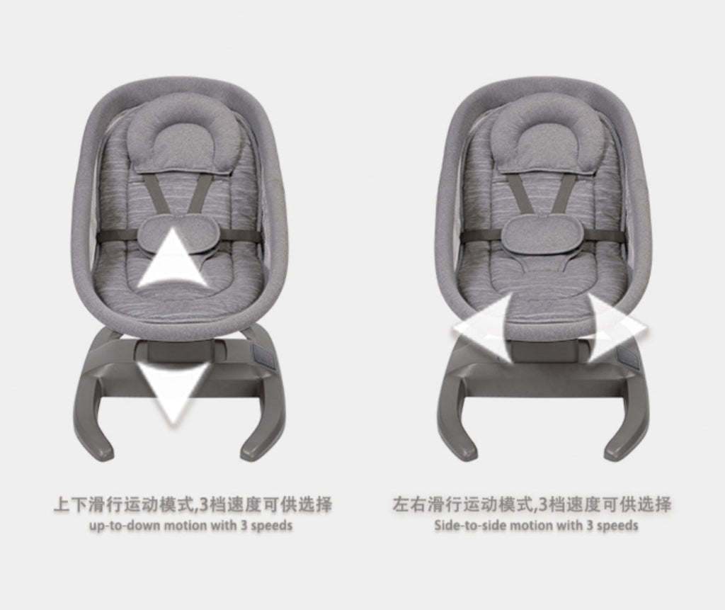 H Multi-Motion Baby Cradle – Smart Comfort for Your Little One