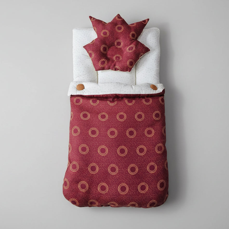 Baby Carry Nest with Head Cushion – Cotton Fabric | Soft & Cozy