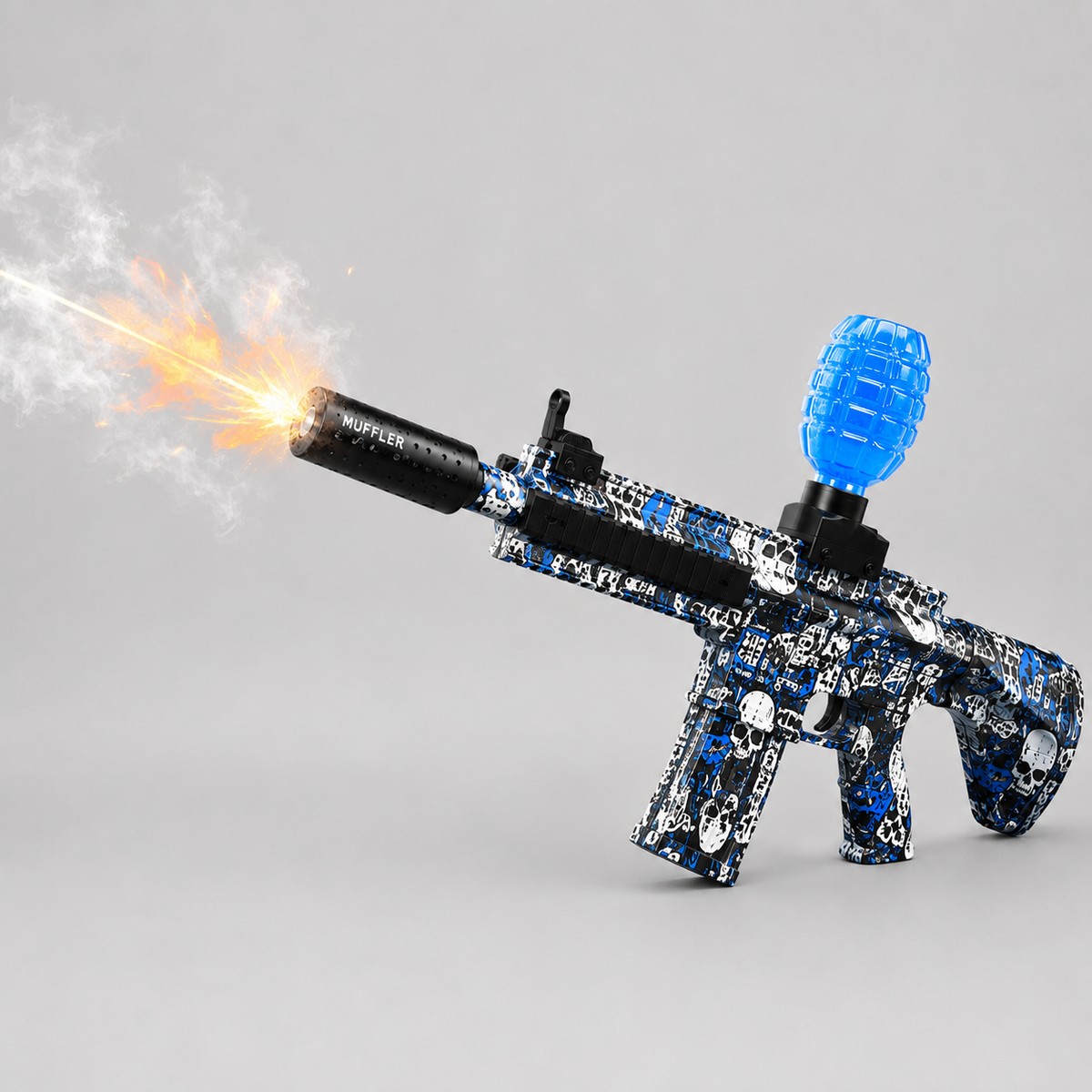 M416 Water Bomb Gun with Smoke Effect – Rechargeable Electric Gel Blaster