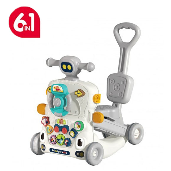6-in-1 Baby Activity Walker with Music & Lights