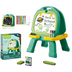 46 Pcs Artist Drawing Board for Kids – Double-Sided Easel with Spirograph & Painting Accessories