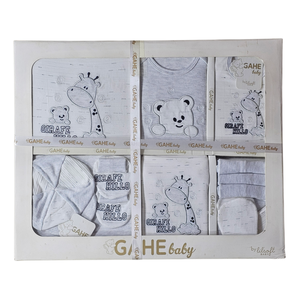 Gahe Baby 12 Pcs Newborn Baby Set – Complete Clothing & Care Essentials