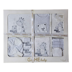 Gahe Baby 12 Pcs Newborn Baby Set – Complete Clothing & Care Essentials